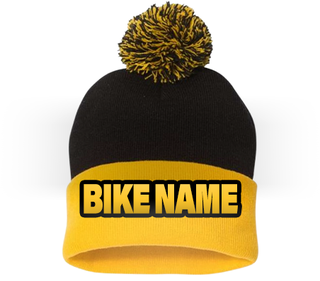 RJZ customized beenie with pom-pom